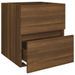 Armoire de lavabo Chêne marron 41x38,5x45 cm Bois d'ingénierie - Photo n°4