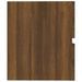 Armoire de lavabo Chêne marron 41x38,5x45 cm Bois d'ingénierie - Photo n°6