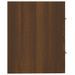 Armoire de lavabo Chêne marron 60x38,5x48 cm Bois d'ingénierie - Photo n°4