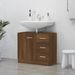 Armoire de lavabo Chêne marron 63x30x54 cm Bois d'ingénierie - Photo n°1