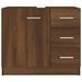 Armoire de lavabo Chêne marron 63x30x54 cm Bois d'ingénierie - Photo n°3