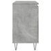 Armoire de lavabo de salle de bain gris béton 65x33x60 cm - Photo n°6