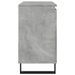 Armoire de lavabo de salle de bain gris béton 65x33x60 cm - Photo n°5