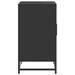 Armoire de lavabo de salle de bain noir 65x33x60 cm - Photo n°7