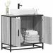 Armoire de lavabo de salle de bain sonoma gris 65x33x60 cm - Photo n°1