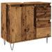 Armoire de lavabo de salle de bain vieux bois 65x33x60 cm - Photo n°2