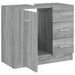 Armoire de lavabo Sonoma gris 63x30x54 cm Bois d'ingénierie - Photo n°5