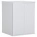 Armoire de machine à laver Blanc 68,5x64,5x88 cm PVC - Photo n°1