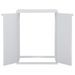 Armoire de machine à laver Blanc 68,5x64,5x88 cm PVC - Photo n°3