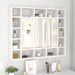 Armoire de miroir avec LED Blanc 91x15x76,5 cm - Photo n°4