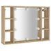 Armoire de miroir avec LED Chêne sonoma 76x15x55 cm - Photo n°3