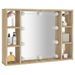 Armoire de miroir avec LED Chêne sonoma 76x15x55 cm - Photo n°6