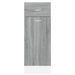 Armoire de plancher à tiroir Sonoma gris 30x46x81,5 cm - Photo n°5