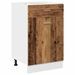 Armoire de plancher à tiroir vieux bois 50x46x81,5 cm - Photo n°2