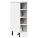 Armoire de plancher blanc 20x44,5x81,5 cm bois d'ingénierie - Photo n°1