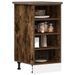 Armoire de plancher chêne fumé 40x44,5x81,5cm bois d'ingénierie - Photo n°1