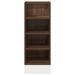 Armoire de plancher chêne marron 30x44,5x81,5 cm - Photo n°4