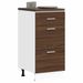 Armoire de plancher chêne marron 40x46x81,5cm bois d'ingénierie - Photo n°1
