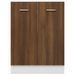 Armoire de plancher Chêne marron 60x46x81,5cm Bois d'ingénierie - Photo n°5