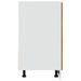 Armoire de plancher d'évier chêne artisanal 80x46x81,5 cm - Photo n°6