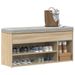 Armoire de plancher gris 40x46x81,5 cm bois d'ingénierie - Photo n°1
