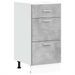 Armoire de plancher gris 40x46x81,5 cm bois d'ingénierie - Photo n°1