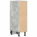 Armoire de plancher gris béton 20x44,5x81,5cm bois d’ingénierie - Photo n°6