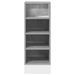 Armoire de plancher gris béton 30x44,5x81,5cm bois d’ingénierie - Photo n°4