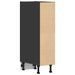 Armoire de plancher noir 20x44,5x81,5 cm bois d'ingénierie - Photo n°6