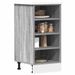 Armoire de plancher sonoma gris 40x44,5x81,5 cm bois ingénierie - Photo n°1