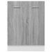 Armoire de plancher Sonoma gris 60x46x81,5 cm Bois d'ingénierie - Photo n°5