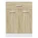 Armoire de plancher tiroir Chêne sonoma 60x46x81,5 cm - Photo n°5