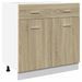 Armoire de plancher tiroir Chêne sonoma 80x46x81,5 cm - Photo n°2