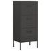 Armoire de rangement Anthracite 42,5x35x101,5 cm Acier - Photo n°2