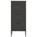 Armoire de rangement Anthracite 42,5x35x101,5 cm Acier - Photo n°3