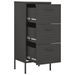 Armoire de rangement Anthracite 42,5x35x101,5 cm Acier - Photo n°6