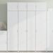 Armoire de rangement blanc 80x42,5x225 cm bois d'ingénierie - Photo n°1