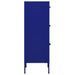 Armoire de rangement Bleu marine 42,5x35x101,5 cm Acier - Photo n°4