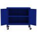 Armoire de rangement Bleu marine 60x35x49 cm Acier - Photo n°6