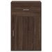 Armoire de rangement chêne marron 56,5x39x90 cm bois ingénierie - Photo n°5