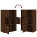 Armoire de rangement Chêne marron 60x29,5x90 cm - Photo n°5