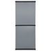 Armoire de rangement de jardin 3 étagères Gris/noir 68x40x168cm - Photo n°5