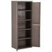 Armoire de rangement de jardin Marron 65x45x172 cm PP - Photo n°7