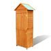 Armoire de rangement de jardin Marron 79x49x190 cm - Photo n°1