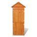 Armoire de rangement de jardin Marron 79x49x190 cm - Photo n°3