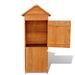 Armoire de rangement de jardin Marron 79x49x190 cm - Photo n°4