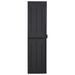 Armoire de rangement de jardin Noir 65x45x172 cm PP - Photo n°5