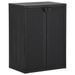 Armoire de rangement de jardin Noir 65x45x88 cm PP - Photo n°1