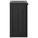 Armoire de rangement de jardin Noir 65x45x88 cm PP - Photo n°6