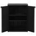 Armoire de rangement de jardin Noir 65x45x88 cm PP - Photo n°7